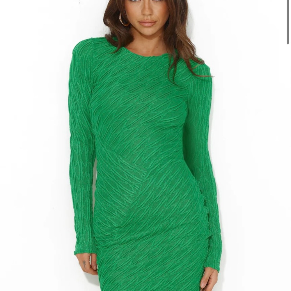 NWT green mini dress by Hello Molly